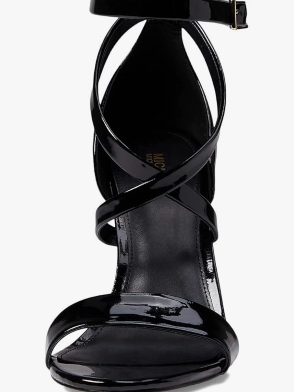Michael Kors Black Patent Leather Ankle-Strap Heels - Picture 7 of 8